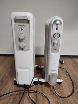 2x olejový radiátor Sencor a Ardes 2000w