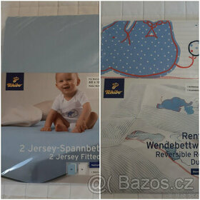 Dětské povlečení a prostěradlo Tchibo - nepoužité