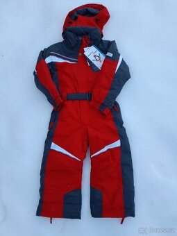 Zimní kombinéza ALPINE PRO červená velikost 116-NOVÁ