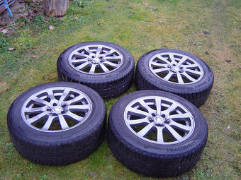 4 X ZIMNÍ HLINÍKOVÁ KOLA ŠKODA SCALA,KAMIQ 205/ 55 R 16.TOP