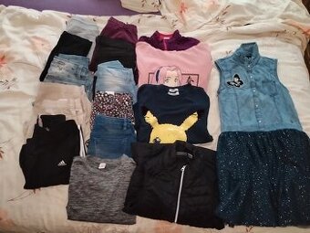 Oblečení jaro/léto holka 140/146