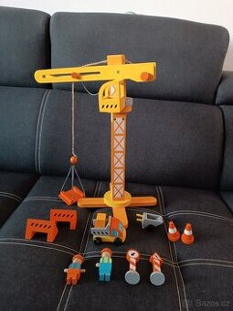 dřevěný jeřáb Small Foot