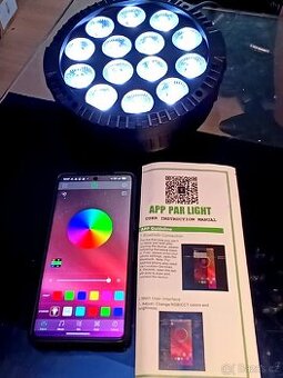 - Novinka - LED par ovládání přes mobil APP