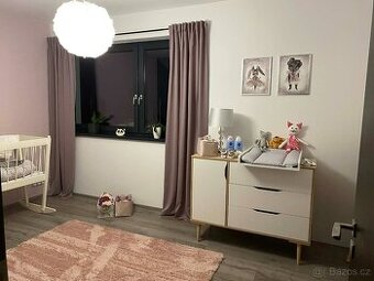 Přebalovací komoda Klups Sofie buk/bílá