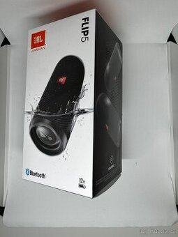 JBL Flip 5 ČERNÝ – pěkný stav, hraje perfektně