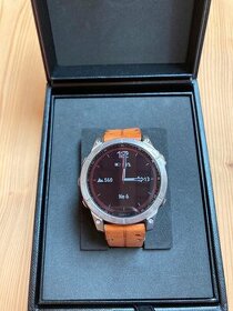 Pánské hodinky Garmin Fenix 7 Sapphire Solar Titanium / Brow