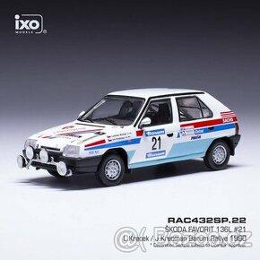 Modely Škoda Rallye Favorit, 130 a další 1:43 IXO - 1