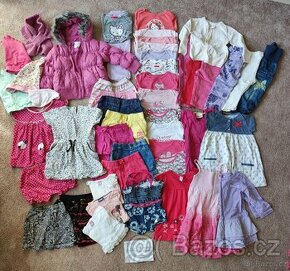Balík - oblečení dívčí vel. 80-86 (9-18 měsíců)