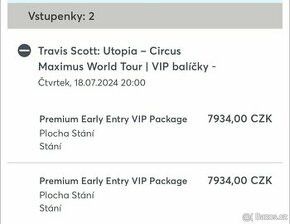 Travis Scott - Premium Early Entry VIP Package