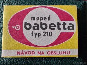 Moped babetta typ 210 - návod na obsluhu