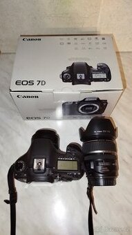 Zánovní Canon EOS 7D + objektivy (TOP STAV)