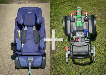 Protisměrná a posměrná autosedačka Klippan Triofix Recline