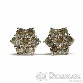 ZLATÉ DIAMANTOVÉ NÁUŠNICE 1.00 CT