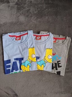 Dětská trička The Simpsons 3 ks