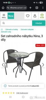 Stůl a zidle