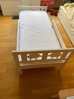 Ikea KRITTER - Postel, rošt, matrace