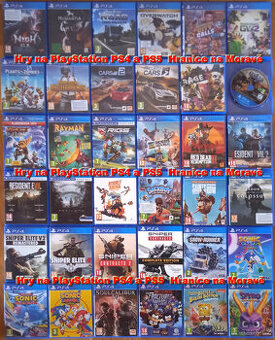 Hry na Playstation PS4 a PS5 - 3.část