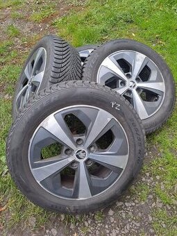 Alu kola 5x112 originál Škoda Octavia III 205/55 R16