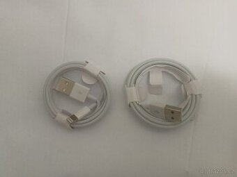 Nabíjecí kabely iphone 2 ks nové záruka doklad