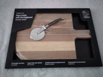 Kráječ na pizzu s akáciovým prkénkem, Laguiole Premium Line