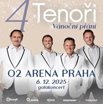 4 Tenoři, VIP klubové patro, 6. 12. 2025