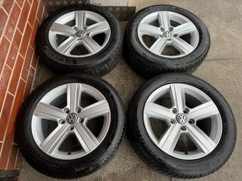 Alu 16" 5x112, orig. VW DOVER + zimní 65% G7