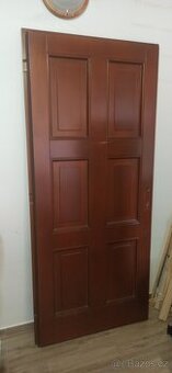 Prodám dřevěné, venkovní dveře