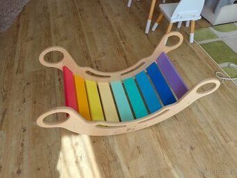 Montessori duhová houpačka 5in1 fresh