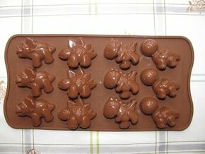 Silikonová forma na pralinky-Dinosauři