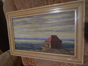 Obraz Horusický rybník ,signováno