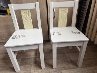 2 dětské židličky IKEA kritter