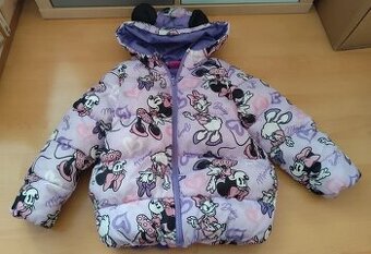 Dívčí zimní bunda vel.116 Minnie