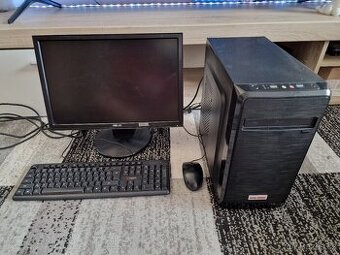 Počítač s lcd na filmy internet kancelářské práce atd Win 11