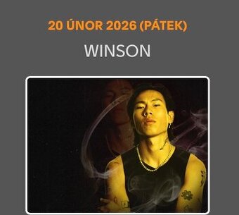 Winson 20. Unor vstupenka prague