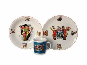 DĚTSKÁ PORCELÁNOVÁ SOUPRAVA (MODRÁ), THUN