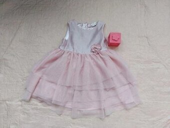 Sváteční šaty s tylovou sukní H&M, vel. 86