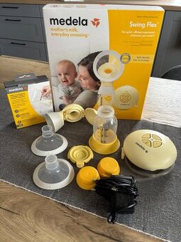 Medela swing flex odsávačka (v záruce) + Medela sáčky na mat