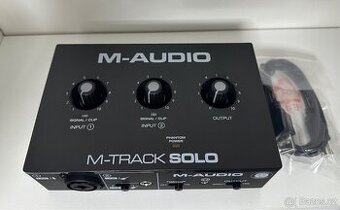 M-Audio M-Track Solo – v záruce, kompletní balení