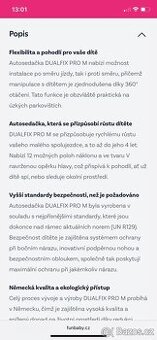 Autosedačka Brtax Römer Dualfi Pro M