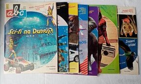 Časopisy ABC s označením "Neprodejné Makulatura"