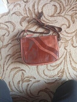 Dámská kožená kabelka hnědá (Sleva z 1500)