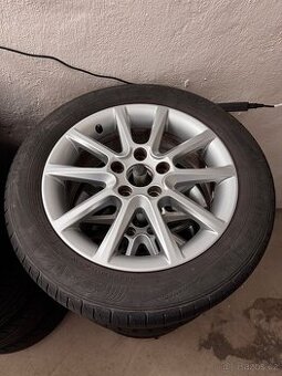 Prodám Alu kola s pneu letní 205/55 R16 5x112