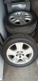 Hliníkové ráfky 16  Ford + letni pneu Dunlop