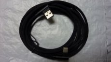 Datový+nabíjecí kabel USB typ C-90° 2m-černý-nový