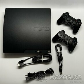 Playstation 3 SLIM 320GB, 2x DualShock - 1