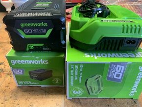 Baterie a nabíječka Greenworks 60V