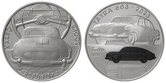Pamětní stříbrná mince ČNB 2023 Tatra 603 BK