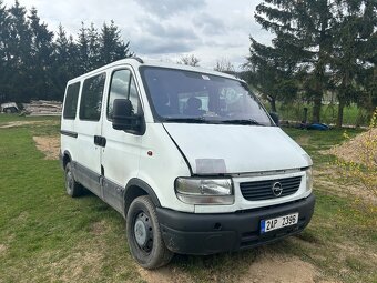 Prodám buď ND nebo Celek   Opel Movano NEPOJÍZDNÉ