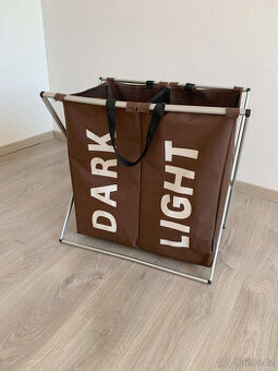 Prodám dvojdílný koš na prádlo dark-light - 1