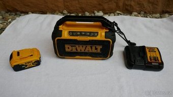 DeWALT DCR011 aku reproduktor Bluetooth/nabíječka/aku 5AH